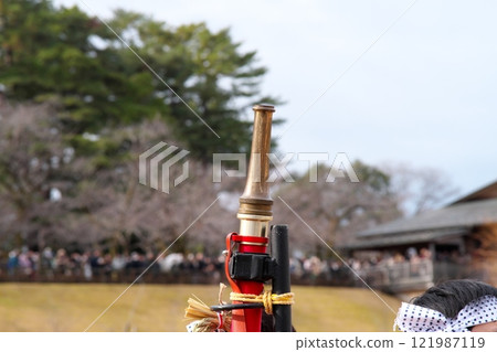 Fire engine water cannon Fire engine water cannon 121987119