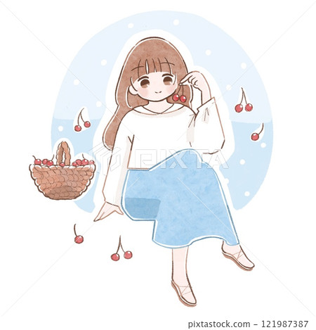 逆天摘櫻桃的女孩 逆天摘櫻桃的女孩 121987387