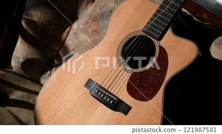 Acoustic guitar 121987581