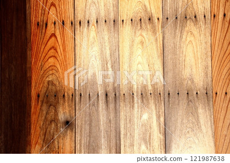 Wooden fence near the Hashizume Gate of Kanazawa Castle Wooden fence near the Hashizume Gate of Kanazawa Castle 121987638