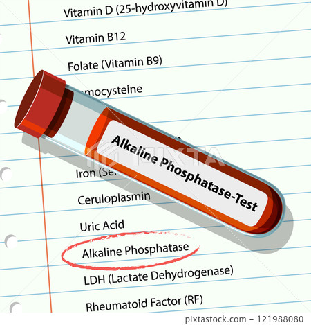 Medical Blood Test Illustration 121988080