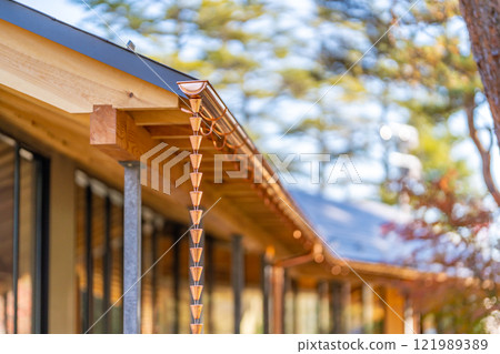 Copper rain gutters, copper rain gutters, rain chains Copper rain gutters, copper rain gutters, rain chains 121989389