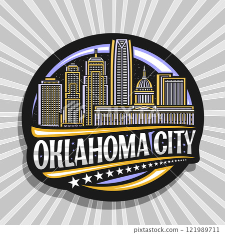 Vector logo for Oklahoma City 121989711