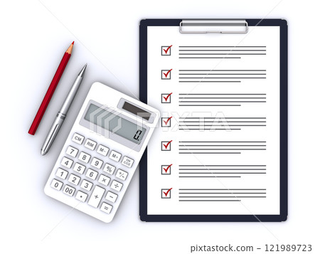 清單和計算器、清單匯總和計算 121989723