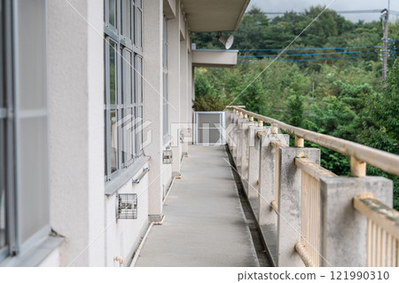 Verandas, balconies and terraces of schools and school buildings 121990310