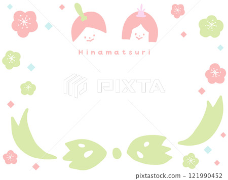 Hinamatsuri background 03 Ribbon and peach flower pattern Hinamatsuri background 03 Ribbon and peach flower pattern 121990452