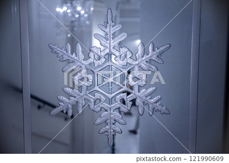 Snowflake designed glass Snowflake designed glass 121990609