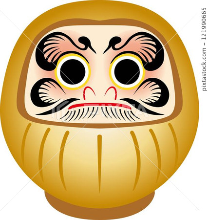 達摩達摩佛法裝飾圖示新年考試祈禱通行證勝利插畫素材 達摩達摩佛法裝飾圖示新年考試祈禱通行證勝利插畫素材 121990665