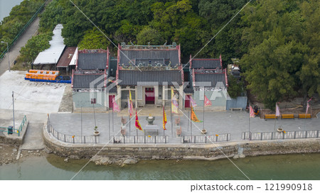Dec 31 2024 Traditional Heritage Temple Surrounded by Greenery Tai O Dec 31 2024 Traditional Heritage Temple Surrounded by Greenery Tai O 121990918