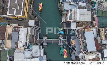 View of a Small Coastal Town With Boats and Pier Tai O Dec 31 2024 View of a Small Coastal Town With Boats and Pier Tai O Dec 31 2024 121990934