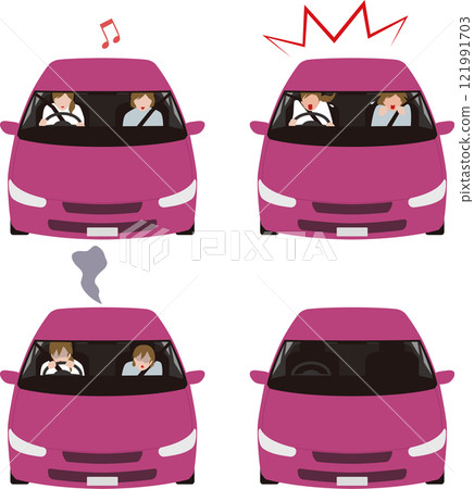 一個駕駛客車的人。 121991703