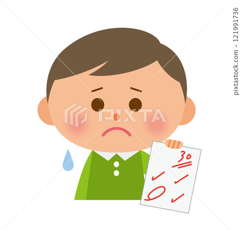 一個考試成績不好的孩子 一個考試成績不好的孩子 121991736