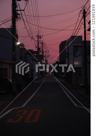 Dusk of the evening 121991939