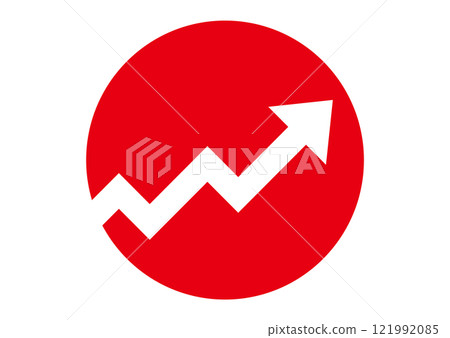 簡單的箭頭圖圖示圖像 121992085