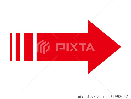 Simple arrow illustration icon image 121992092