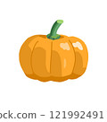 pumpkin icon in flat style 121992491