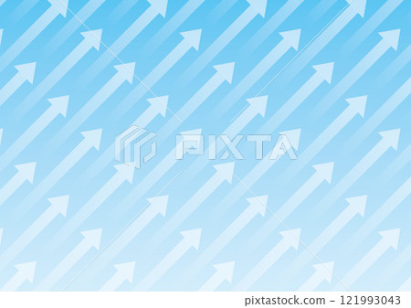 Arrow background light blue rising diagonally upward Arrow background light blue rising diagonally upward 121993043