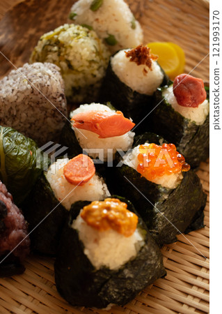 Various rice balls (2) 121993170
