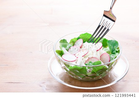 Onion and radish salad Onion and radish salad 121993441