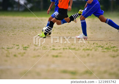 Soccer game 121993742