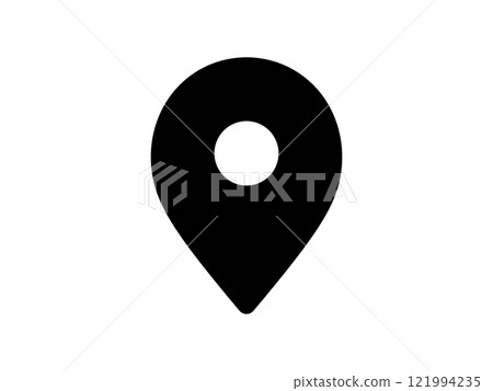 位置地圖圖釘圖示向量圖 位置地圖圖釘圖示向量圖 121994235