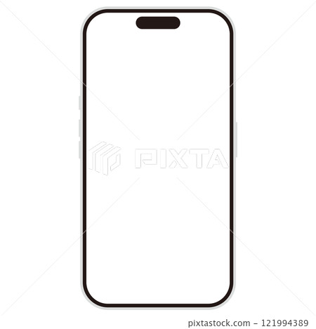 Smartphone frame illustration Smartphone frame illustration 121994389