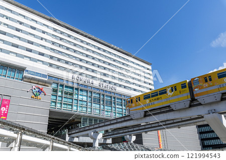 福岡縣北九州市，天氣晴朗時，JR小倉站 121994543