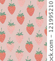 strawberry pattern wallpaper 121995210