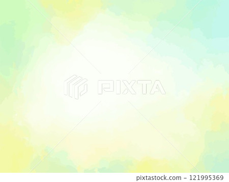 A refreshing green watercolor texture background illustration A refreshing green watercolor texture background illustration 121995369