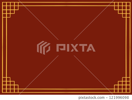 Red Background in the Chinese style 121996098