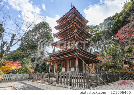 Kaijusenji Temple (Kyoto Prefecture) National Treasure Five-Story Pagoda 121996400