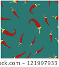 red pepper seamless pattern vector 121997933