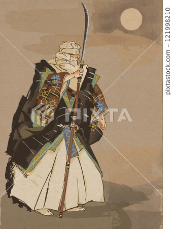 Noh play Tsukioka Kougyo Nohgaku Hyakuban "Funabenkei" 121998210