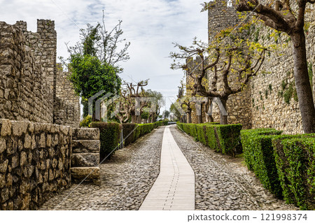 The castle of the village of Montemor-o-Velho in Portugal is the main fortress of the Baixo Mondego in medieval times The castle of the village of Montemor-o-Velho in Portugal is the main fortress of the Baixo Mondego in medieval times 121998374