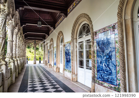 Bussaco Palace Hotel, located in the Bussaco National Forest at Luso, Portugal Bussaco Palace Hotel, located in the Bussaco National Forest at Luso, Portugal 121998390