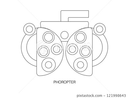 Phoropter ophthalmic testing device 121998643