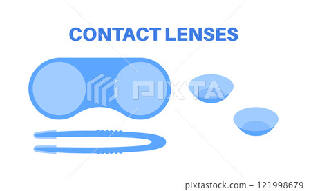 Contact lenses concept Contact lenses concept 121998679