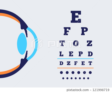 Eye chart poster 121998719
