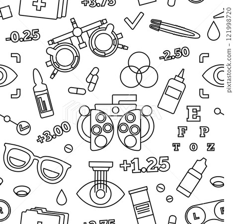 Eyesight examination pattern 121998720
