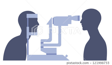 Slit lamp poster Slit lamp poster 121998733