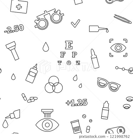 Eyesight examination pattern Eyesight examination pattern 121998762