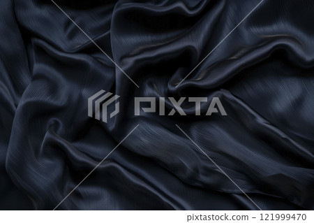 Dark silk, background texture. Generative AI 121999470
