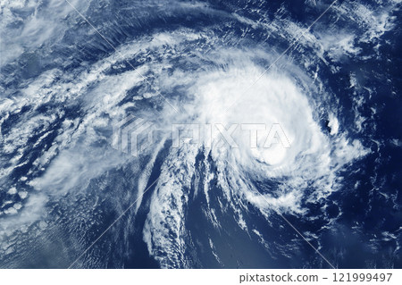 Hurricane, storm from space. Elements of this image furnished by NASA Hurricane, storm from space. Elements of this image furnished by NASA 121999497