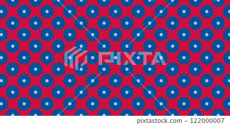 Abstract Kaleidoscope Geometry Psychedelic Art Fabric textile Pattern  122000007