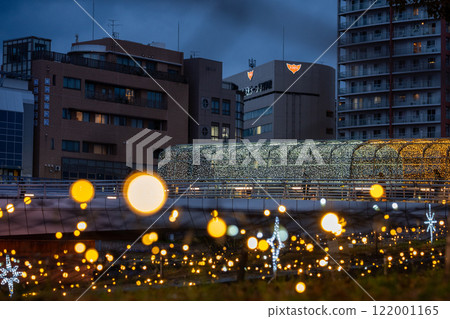 Winter Kokura Illumination Night View 2024 Fukuoka Prefecture 122001165
