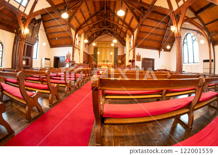 拍攝位於京都市上京區對外開放的京都市指定有形文化財產聖艾格尼絲教堂。 拍攝位於京都市上京區對外開放的京都市指定有形文化財產聖艾格尼絲教堂。 122001559