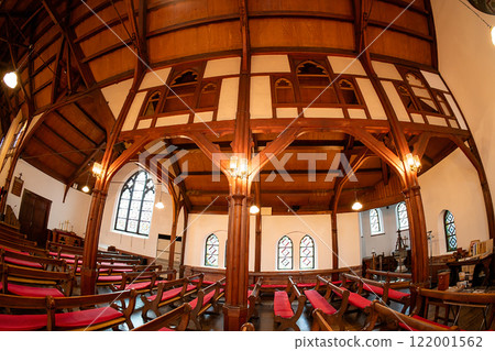 拍攝位於京都市上京區對外開放的京都市指定有形文化財產聖艾格尼絲教堂。 122001562