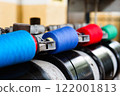 Vibrant Threads Displayed on Advanced and Innovative Textile Machinery and Equipment 122001813
