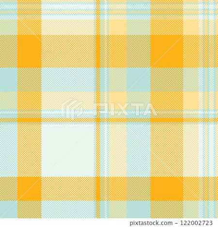 Trade textile tartan texture, dog tooth pattern background vector. Diamond plaid fabric check seamless in white and bright colors. 122002723