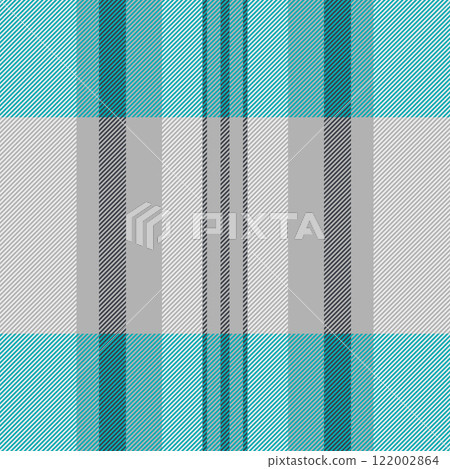 Stylish teal, gray, and white diagonal plaid pattern. Perfect for textile design, website backgrounds, or fashion projects.  Clean, modern aesthetic with versatile color palette. 122002864
